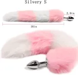Fox Tail Anal Plug Set — 16 in Tail, 2.8 in Plug — thumbnail 2 of 3