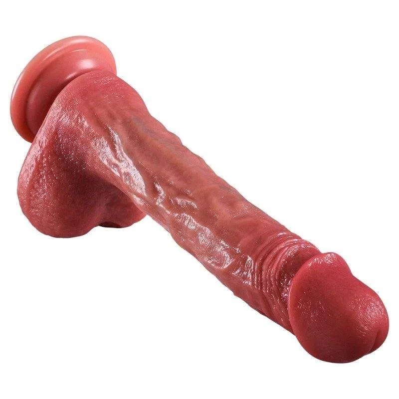 Liquid Silicone Realistic Dildo – 17 cm Bendable Suction Cup Dildo — image 10 of 10