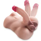 Male Torso Doll – 2.7 kg Half-Body Doll with 360° Bendable Dildo — thumbnail 3 of 11