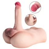 Male Torso Doll – 2.7 kg Half-Body Doll with 360° Bendable Dildo — thumbnail 8 of 11
