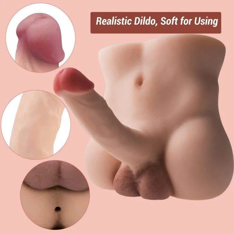 Male Torso Doll – 2.7 kg Half-Body Doll with 360° Bendable Dildo — image 11 of 11