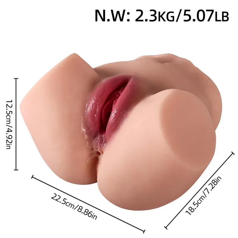 Lower-Torso Doll with Two Textured Channels — image 3 of 15