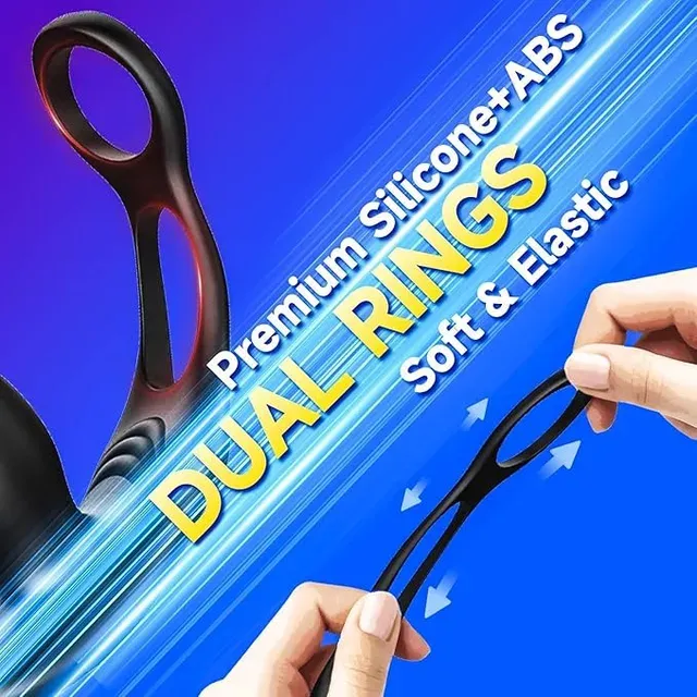 Remote Thrusting and Vibrating Plug with Dual Rings — image 5 of 19