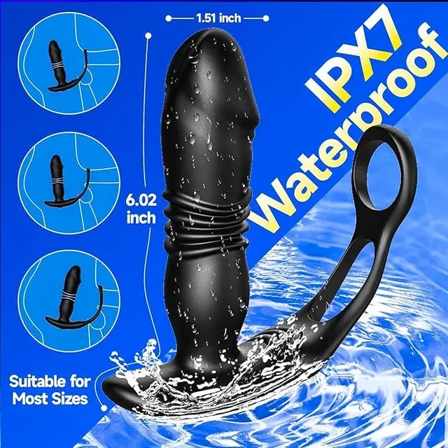 Remote Thrusting and Vibrating Plug with Dual Rings — image 10 of 19